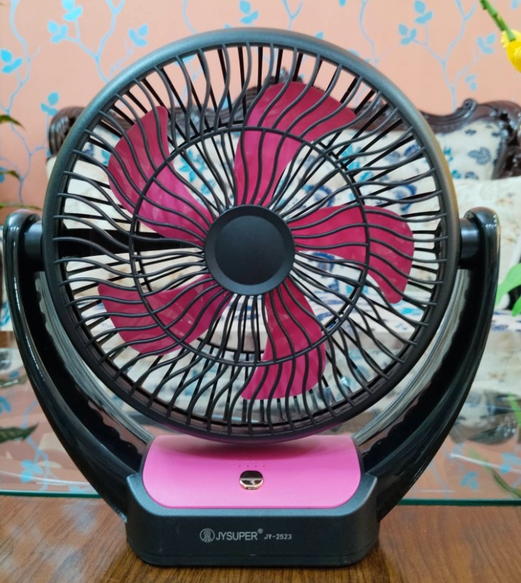 JYSUPER JY-2523 Rechargeable Mini Table Fan